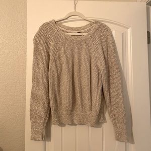 Free People Oatmeal Cream Sweater Size Large